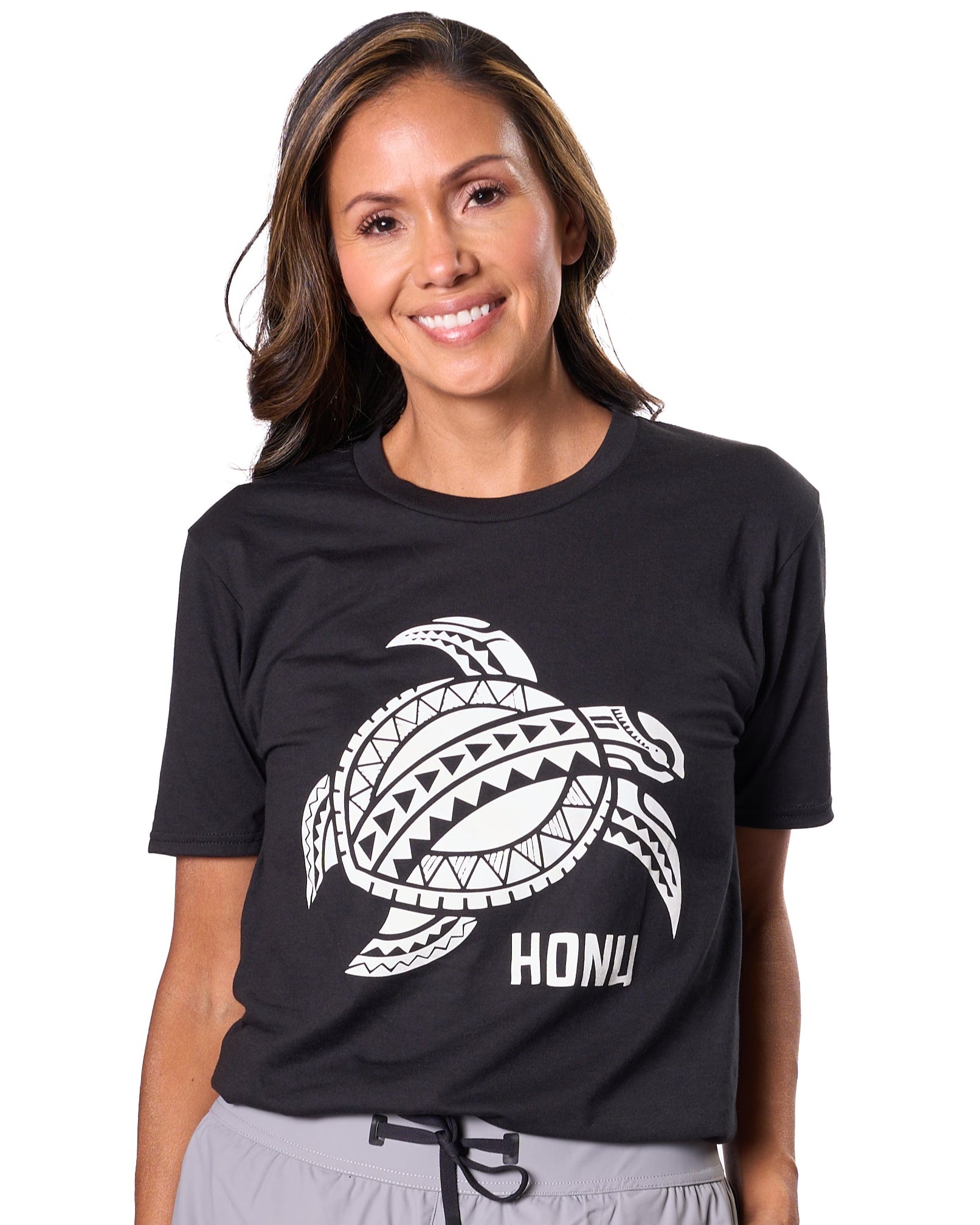 T-Shirt (Black Honu) - Honu