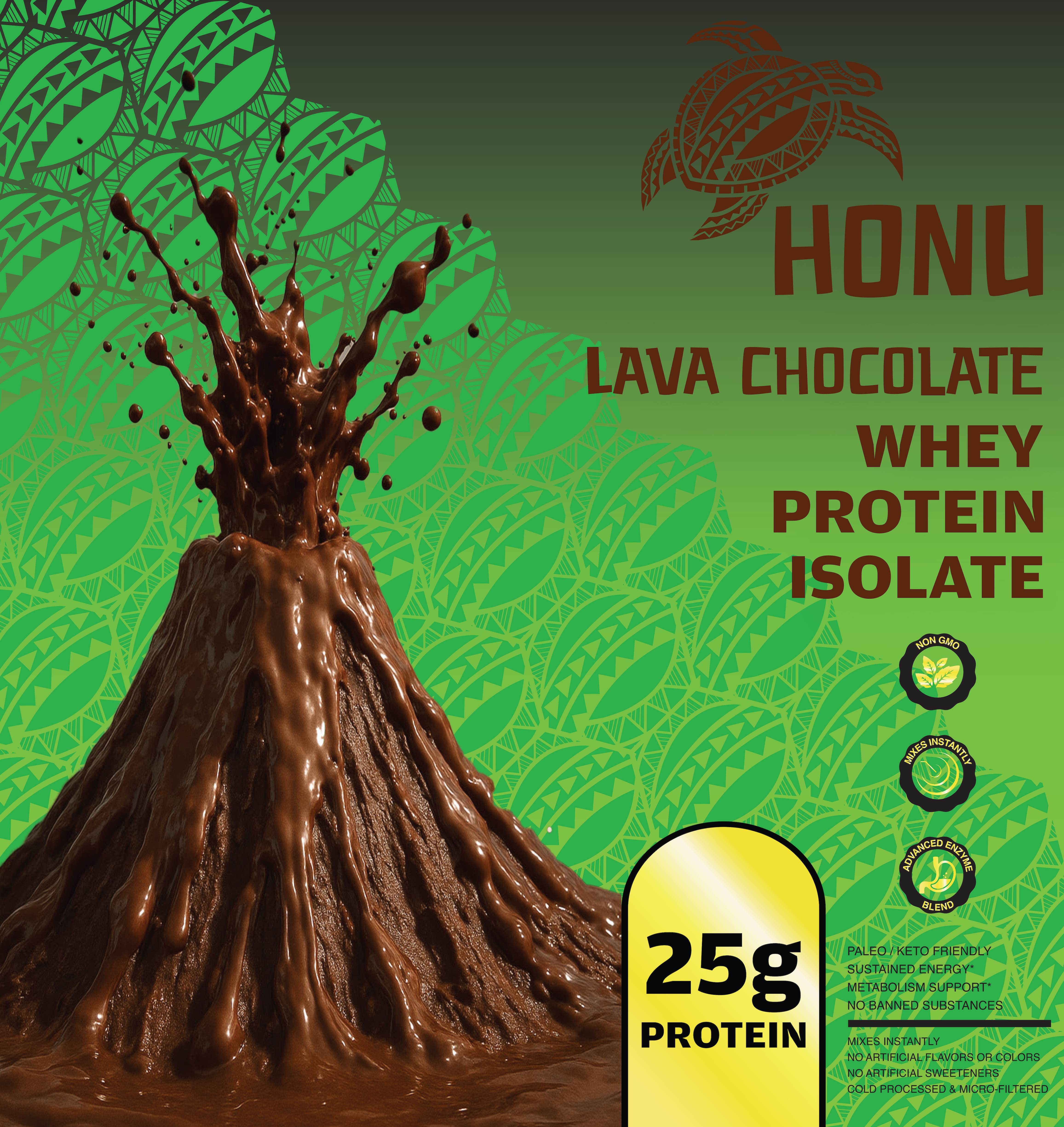 Lava Chocolate Protein Powder - Honu