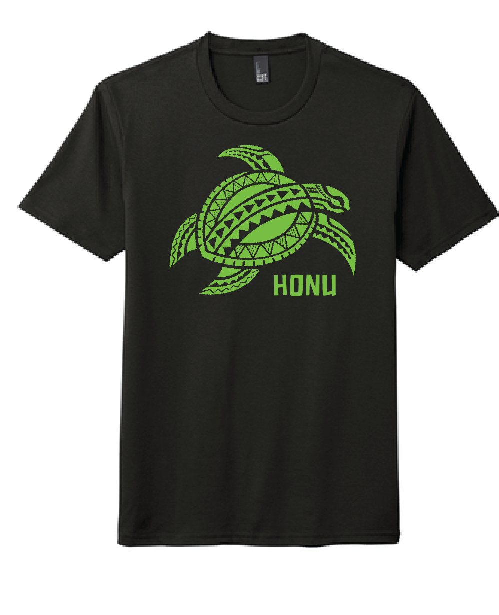 T-Shirt (Black Honu) - Honu