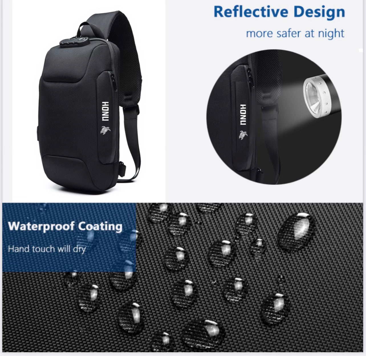 Crossbody Bag | Active Lifestyle Essential for Hands-Free Comfort - Honu