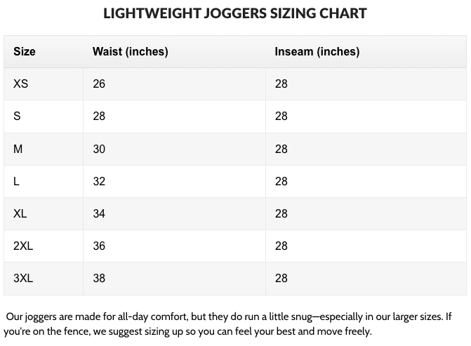 Lightweight Joggers | Premium Quality, Soft Fabric for Ultimate Comfort - Honu